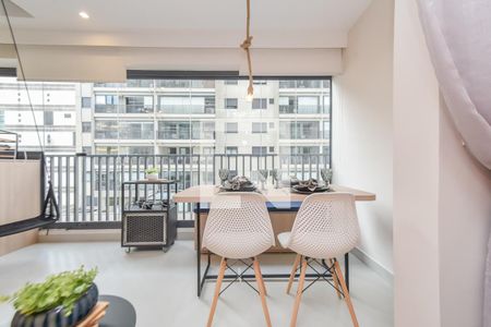 Varanda de apartamento para alugar com 1 quarto, 43m² em Bela Vista, São Paulo