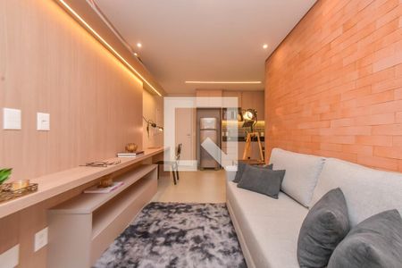 Sala de apartamento para alugar com 1 quarto, 43m² em Bela Vista, São Paulo