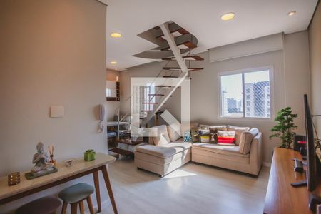 Sala de apartamento à venda com 2 quartos, 60m² em Mirandópolis, São Paulo