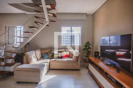 Sala de apartamento à venda com 2 quartos, 60m² em Mirandópolis, São Paulo