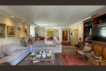 Sala de TV de apartamento à venda com 3 quartos, 222m² em Jardim Paulista, São Paulo