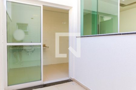 Área de Serviço de apartamento à venda com 2 quartos, 55m² em Campestre, Santo André