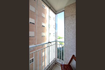 Sacada da Sala  de apartamento para alugar com 1 quarto, 52m² em Taboão, São Bernardo do Campo