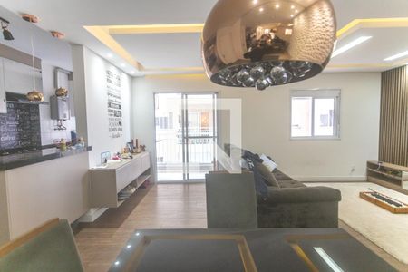 Sala de estar de apartamento à venda com 1 quarto, 52m² em Taboão, São Bernardo do Campo