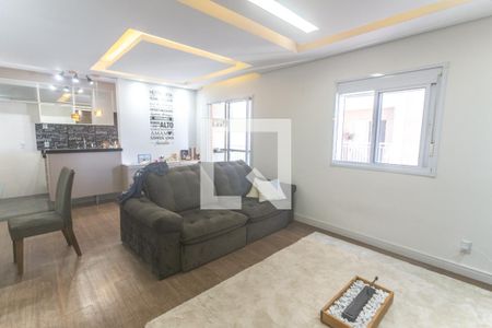 Sala de estar de apartamento à venda com 1 quarto, 52m² em Taboão, São Bernardo do Campo