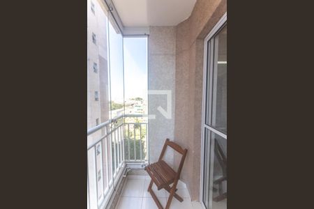 Varanda de apartamento à venda com 1 quarto, 52m² em Taboão, São Bernardo do Campo