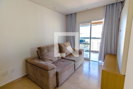 Sala de apartamento para alugar com 2 quartos, 70m² em Vila Caiçara, Praia Grande