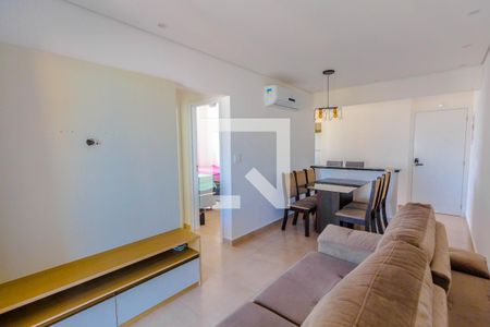 Sala de apartamento para alugar com 2 quartos, 70m² em Vila Caiçara, Praia Grande