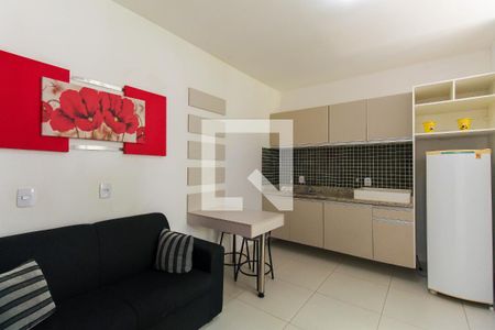 Sala/Cozinha de apartamento para alugar com 1 quarto, 30m² em Mooca, São Paulo