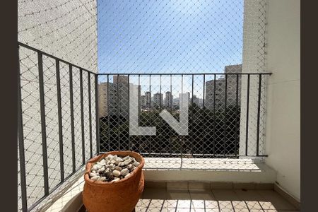 Varanda da Sala de apartamento à venda com 2 quartos, 54m² em Vila Paulista, São Paulo