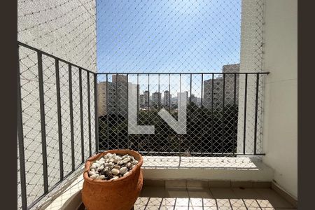 Varanda da Sala de apartamento para alugar com 2 quartos, 54m² em Vila Paulista, São Paulo
