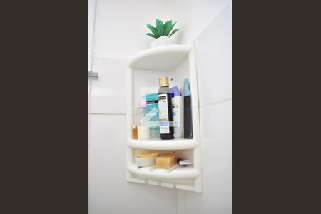 Apartamento para alugar com 47m², 2 quartos e 1 vagaDetalhe do banheiro