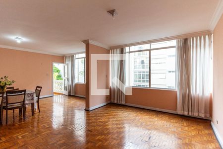 Sala de apartamento à venda com 3 quartos, 175m² em Santa Cecilia, São Paulo