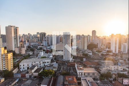 Vista da sala de apartamento para alugar com 1 quarto, 27m² em Cambuci, São Paulo