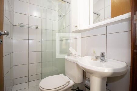 Banheiro da Suíte de kitnet/studio para alugar com 1 quarto, 29m² em Asa Norte, Brasília