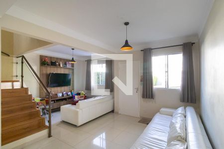 Sala de casa de condomínio à venda com 3 quartos, 135m² em Fazenda Santa Cândida, Campinas