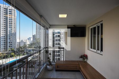 Varanda de apartamento à venda com 2 quartos, 75m² em Vila Andrade, São Paulo