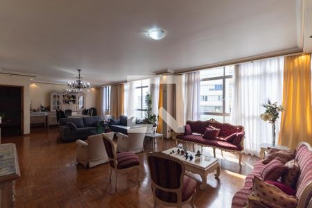 Sala de apartamento à venda com 4 quartos, 255m² em Paraíso, São Paulo