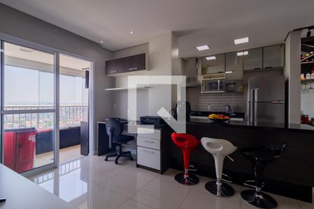 Sala de apartamento para alugar com 1 quarto, 61m² em Fazenda Morumbi, São Paulo
