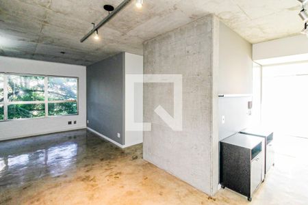 Sala de apartamento para alugar com 1 quarto, 75m² em Santo Amaro, São Paulo