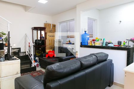 Sala de casa à venda com 2 quartos, 73m² em Vila Camilopolis, Santo André
