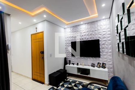 Sala de apartamento para alugar com 2 quartos, 90m² em Jardim das Maravilhas, Santo André