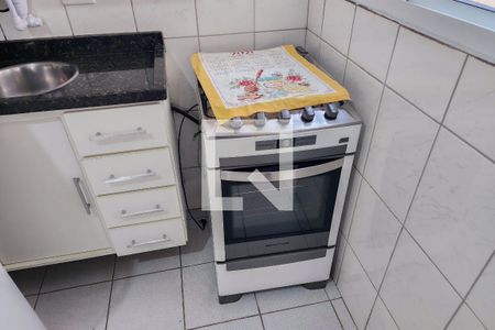 Cozinha de apartamento para alugar com 1 quarto, 50m² em Vila Rica, São Bernardo do Campo