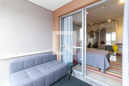 Apartamento para alugar com 34m², 1 quarto e 1 vagaVaranda