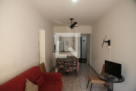 Sala de apartamento para alugar com 2 quartos, 67m² em Aviação, Praia Grande
