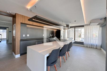 Studio para alugar com 40m², 1 quarto e 1 vaga Studio para alugar com 40m², 1 quarto e 1 vagaÁrea comum - Espaço Gourmet