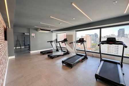 Studio para alugar com 40m², 1 quarto e 1 vaga Studio para alugar com 40m², 1 quarto e 1 vagaÁrea comum - Academia