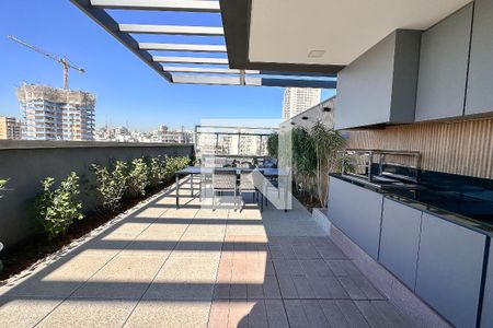 Studio para alugar com 40m², 1 quarto e 1 vaga Studio para alugar com 40m², 1 quarto e 1 vagaÁrea comum - Churrasqueira