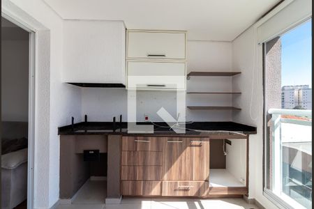 Varanda Gourmet de apartamento à venda com 3 quartos, 94m² em Vila Celeste, São Paulo