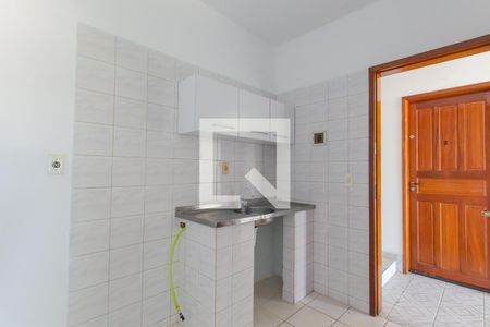 Cozinha de kitnet/studio para alugar com 1 quarto, 29m² em Trindade, Florianópolis