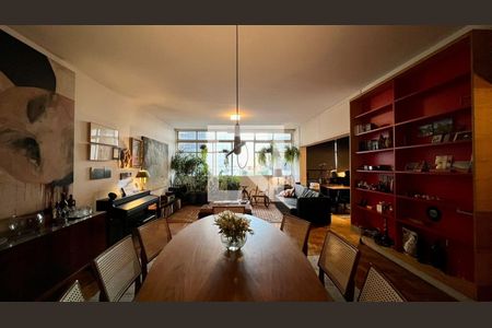 Sala de apartamento à venda com 4 quartos, 210m² em Boa Viagem, Belo Horizonte