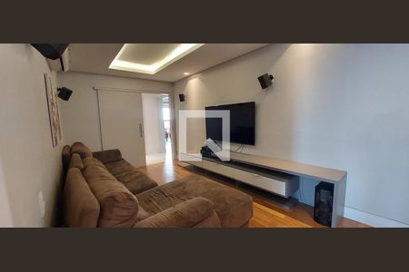 Sala de TV de apartamento à venda com 4 quartos, 298m² em Jardim, Santo André