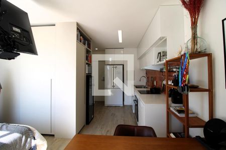 Suíte - Cozinha  de kitnet/studio à venda com 1 quarto, 39m² em Vila Romana, São Paulo