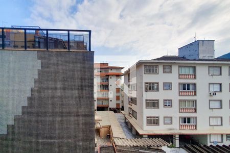 Varanda - vista de apartamento para alugar com 3 quartos, 100m² em Vila Júlia, Guarujá