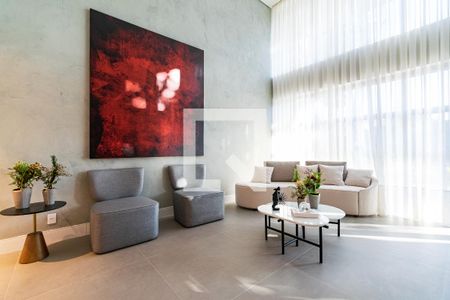 Studio para alugar com 31m², 1 quarto e sem vaga Studio para alugar com 31m², 1 quarto e sem vagaHall de Entrada