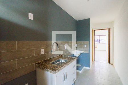 Cozinha e Área de Serviço de apartamento para alugar com 1 quarto, 35m² em Jacarepaguá, Rio de Janeiro