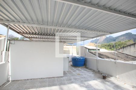 Terraço de casa de condomínio à venda com 3 quartos, 170m² em Taquara, Rio de Janeiro