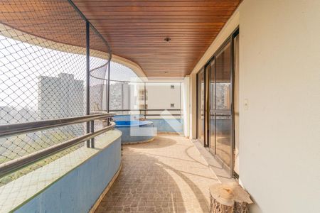 Varanda da Sala de apartamento à venda com 4 quartos, 358m² em Vila Andrade, São Paulo