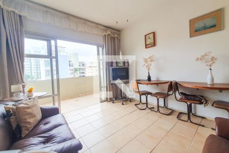 Sala de apartamento para alugar com 2 quartos, 72m² em Loteamento João Batista Julião, Guarujá