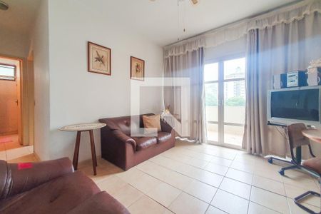 Sala de apartamento para alugar com 2 quartos, 72m² em Loteamento João Batista Julião, Guarujá