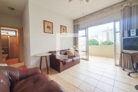 Sala de apartamento para alugar com 2 quartos, 72m² em Loteamento João Batista Julião, Guarujá