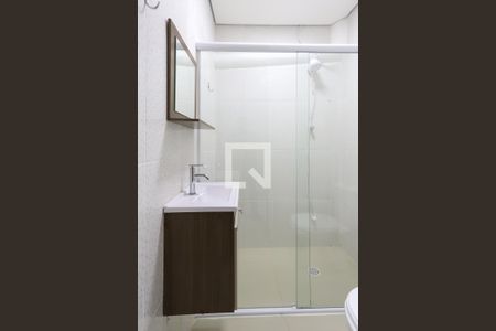 Banheiro da Suíte 1 de apartamento para alugar com 1 quarto, 32m² em Santana, São Paulo