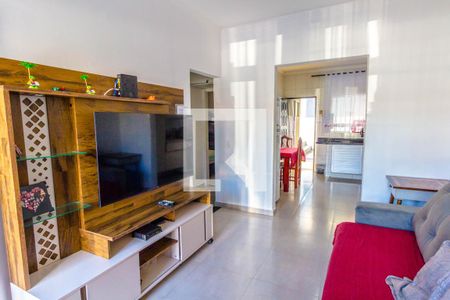 Sala de casa para alugar com 2 quartos, 70m² em Maracanã, Praia Grande