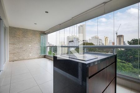 Varanda de apartamento para alugar com 3 quartos, 130m² em Sumaré, São Paulo
