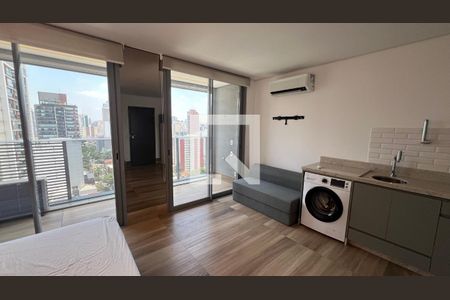 Sala  de kitnet/studio para alugar com 1 quarto, 30m² em Pinheiros, São Paulo