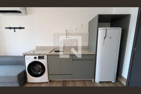 Cozinha - Armários de kitnet/studio para alugar com 1 quarto, 30m² em Pinheiros, São Paulo